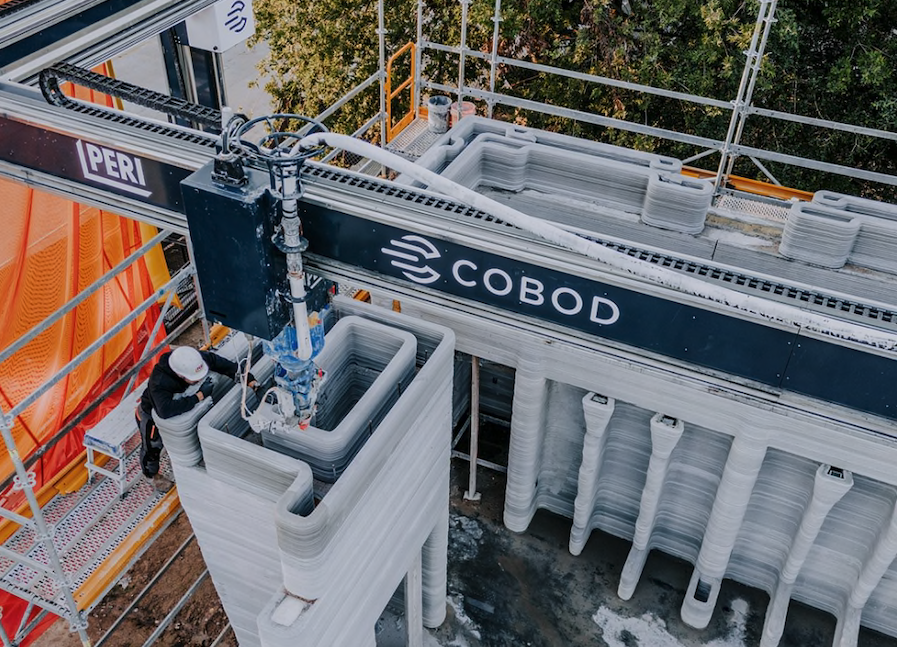 First 3D Printed Two Story House Constructed In Canada Green Building   3D Printed House COBOD 2 